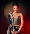 Shruti haasan Dac Golden Nylon Jacquard Silk Party Wear Sarees Wholesale Price In Surat